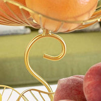 Suporte de Frutas 3 Níveis com Gancho para Banana