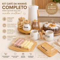 KIT CAIXA DO MÊS BAMBU MESA POSTA COM POTES