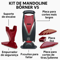 Mandoline Vital™ – Kit Completo com Placa de Vinagrete e Acessórios!🔥