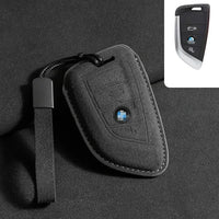 Capa de Chave de Camurça Bmw