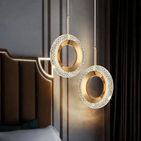 Luminária Pendente Crystal Glow Carpetino