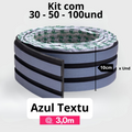 Kit Painel Ripado Autocolante 3M Laminado  | Linha Madeto | TOP