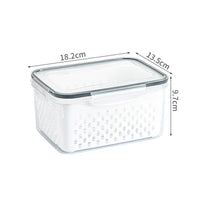 FreshStack™ – Kit 9 Potes Herméticos com Cesto + Frete Grátis!