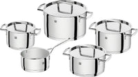 Conjunto De Panelas Em Aço Inox 5 Peças