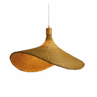 Luminária Pendente de Bambu