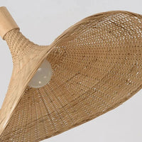 Luminária Pendente de Bambu