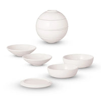 Conjunto de Jantar para 2 Pessoas - La Boule 7 Peças Branco