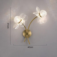 Luminária de Parede Flor de Lótus Carpetino
